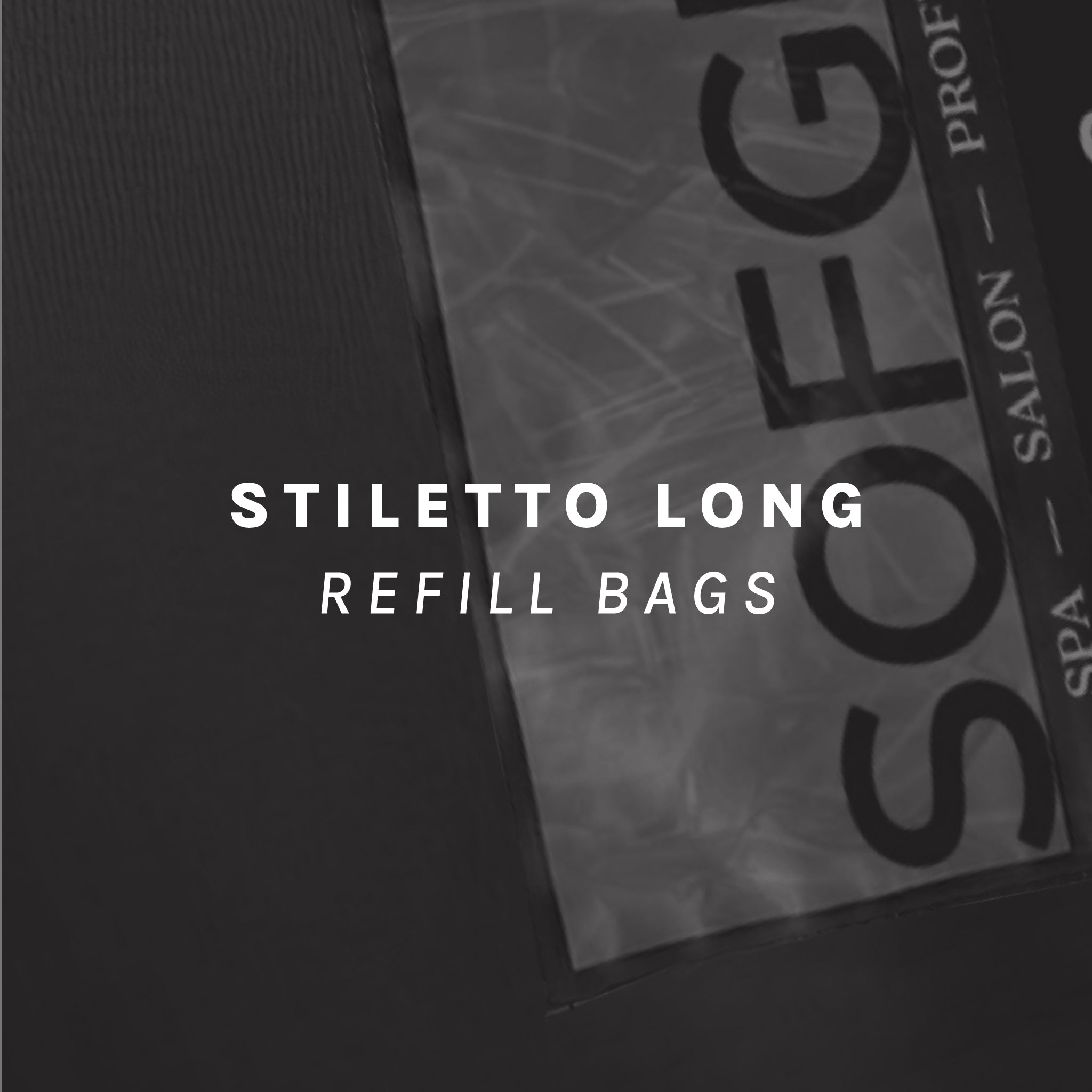 SOFtips™ Full Cover Nail Tips - Standard Stiletto Long