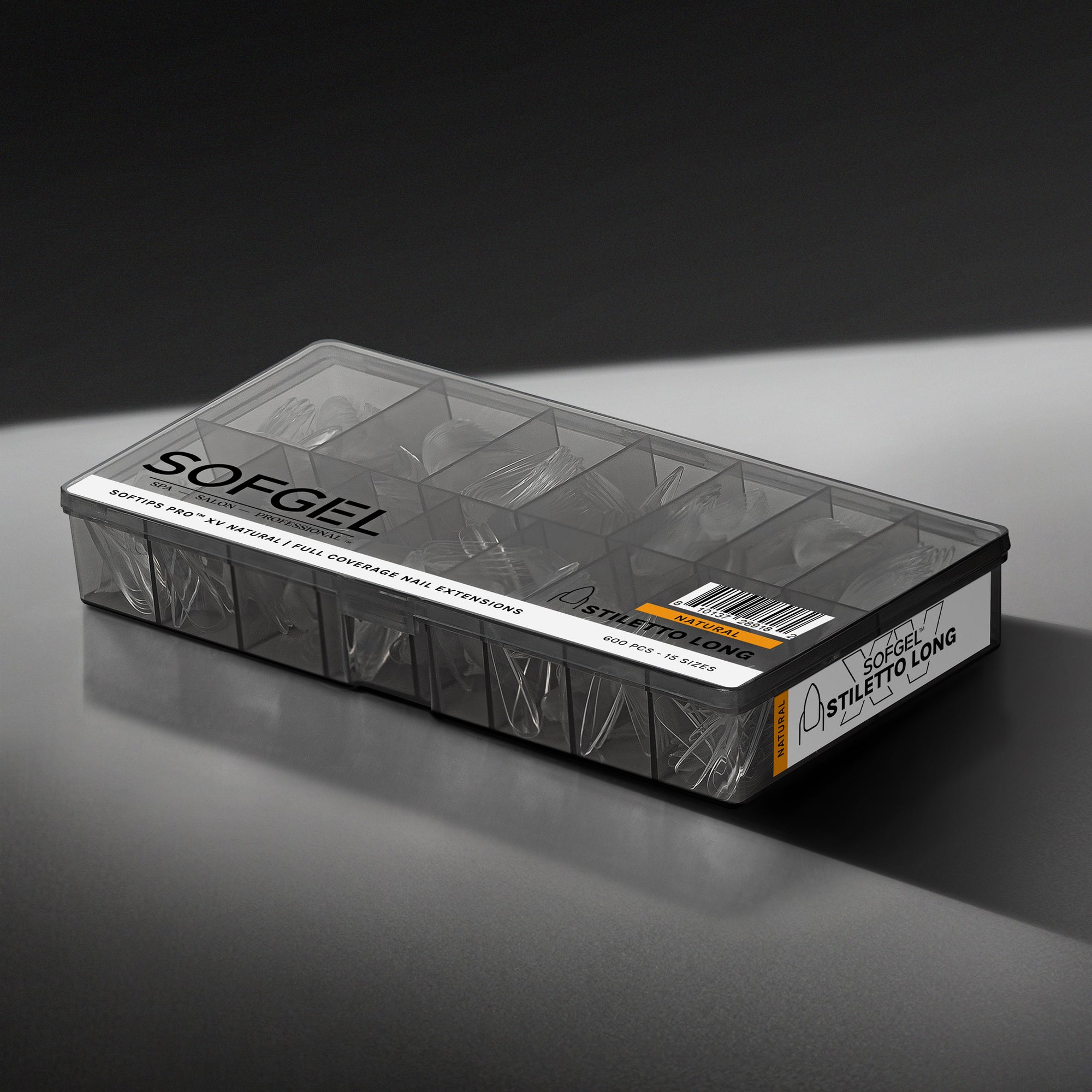 SOFTIPS PRO™ XV NATURAL - STILETTO LONG