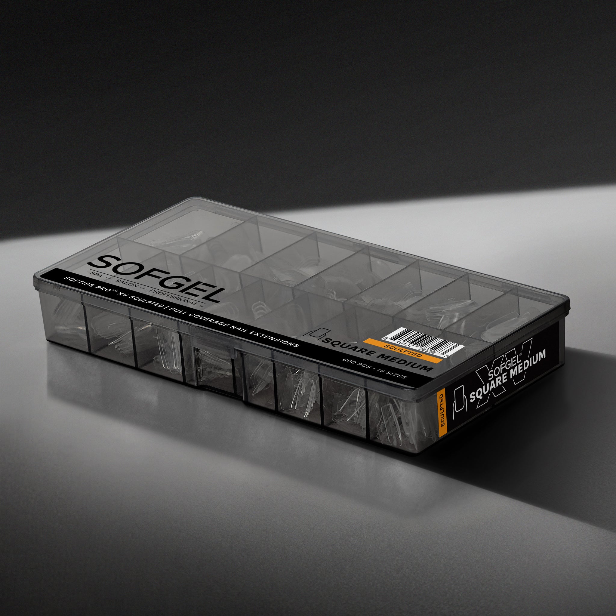 SOFTIPS PRO™ XV SCULPTED - SQUARE MEDIUM – SOFGEL