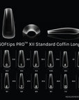 SOFtips™ Full Cover Nail Tips - Standard Coffin Long