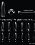 SOFtips™ Full Cover Nail Tips - Standard Coffin XL