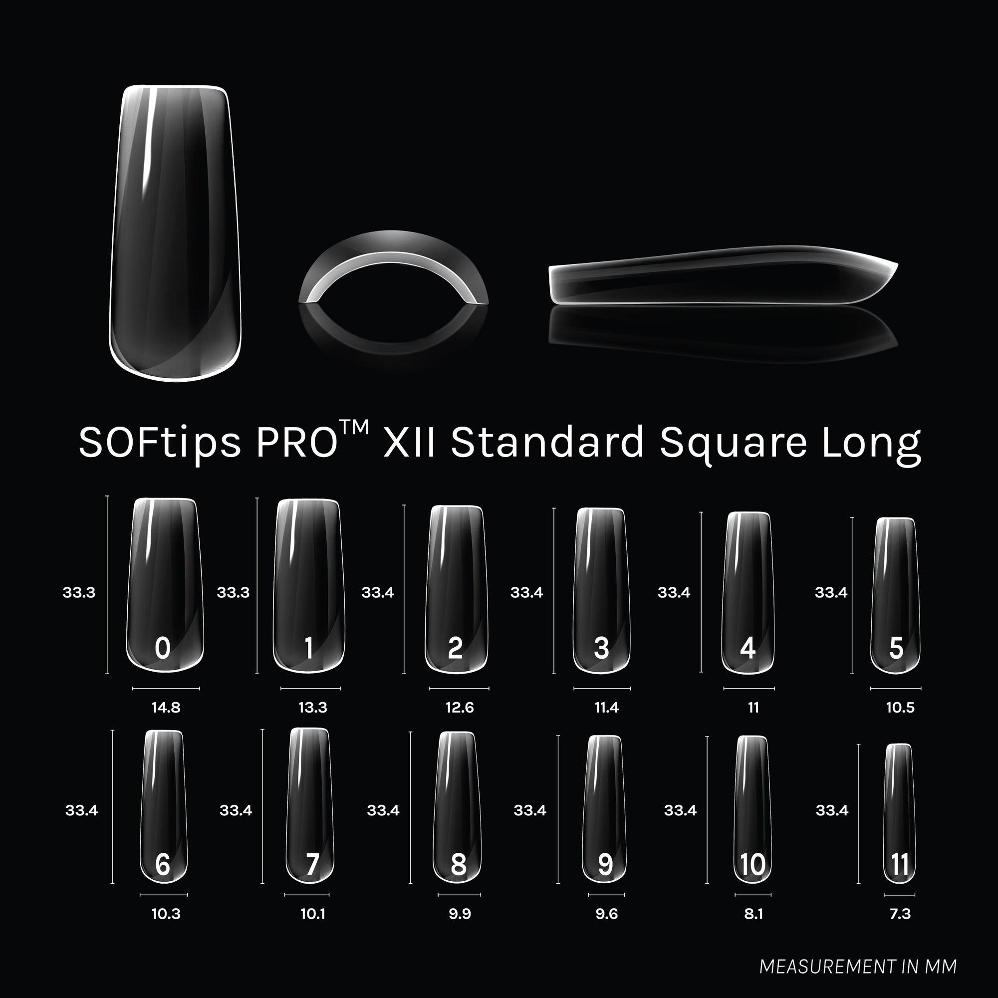SOFTIPS PRO™ XII - Standard Square Long