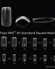 SOFtips™ Full Cover Nail Tips - Standard Square Medium