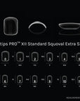 SOFTIPS PRO™ XII - Standard Squoval Extra Short