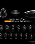 SOFTIPS PRO™ XV NATURAL - ALMOND EXTRA SHORT