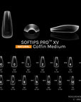 SOFTIPS PRO™ XV NATURAL - COFFIN MEDIUM