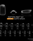 SOFTIPS PRO™ XV NATURAL - COFFIN SHORT