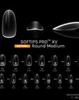 SOFTIPS PRO™ XV NATURAL - ROUND MEDIUM