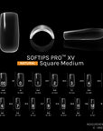 SOFTIPS PRO™ XV NATURAL - SQUARE MEDIUM