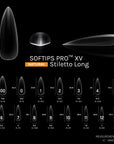 SOFTIPS PRO™ XV NATURAL - STILETTO LONG