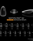 SOFTIPS PRO™ XV SCULPTED - ALMOND SHORT