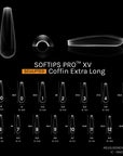 SOFTIPS PRO™ XV SCULPTED - COFFIN EXTRA LONG
