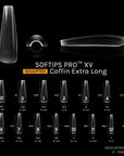 SOFTIPS PRO™ XV SCULPTED - COFFIN EXTRA EXTRA LONG