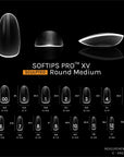 SOFTIPS PRO™ XV SCULPTED - ROUND MEDIUM