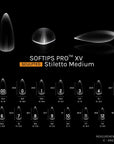 SOFTIPS PRO™ XV SCULPTED - STILETTO MEDIUM