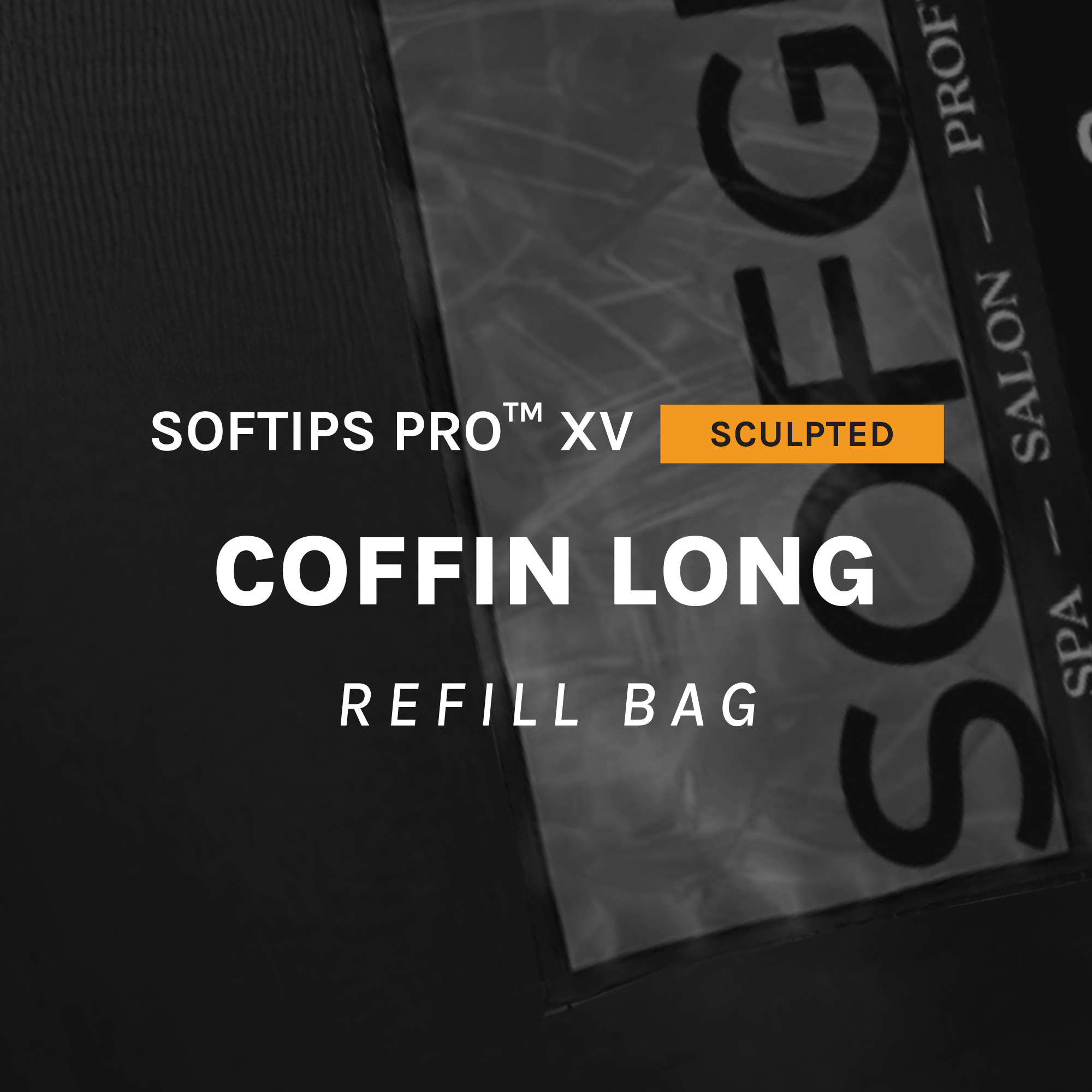 SOFTIPS PRO™ XV SCULPTED - COFFIN LONG