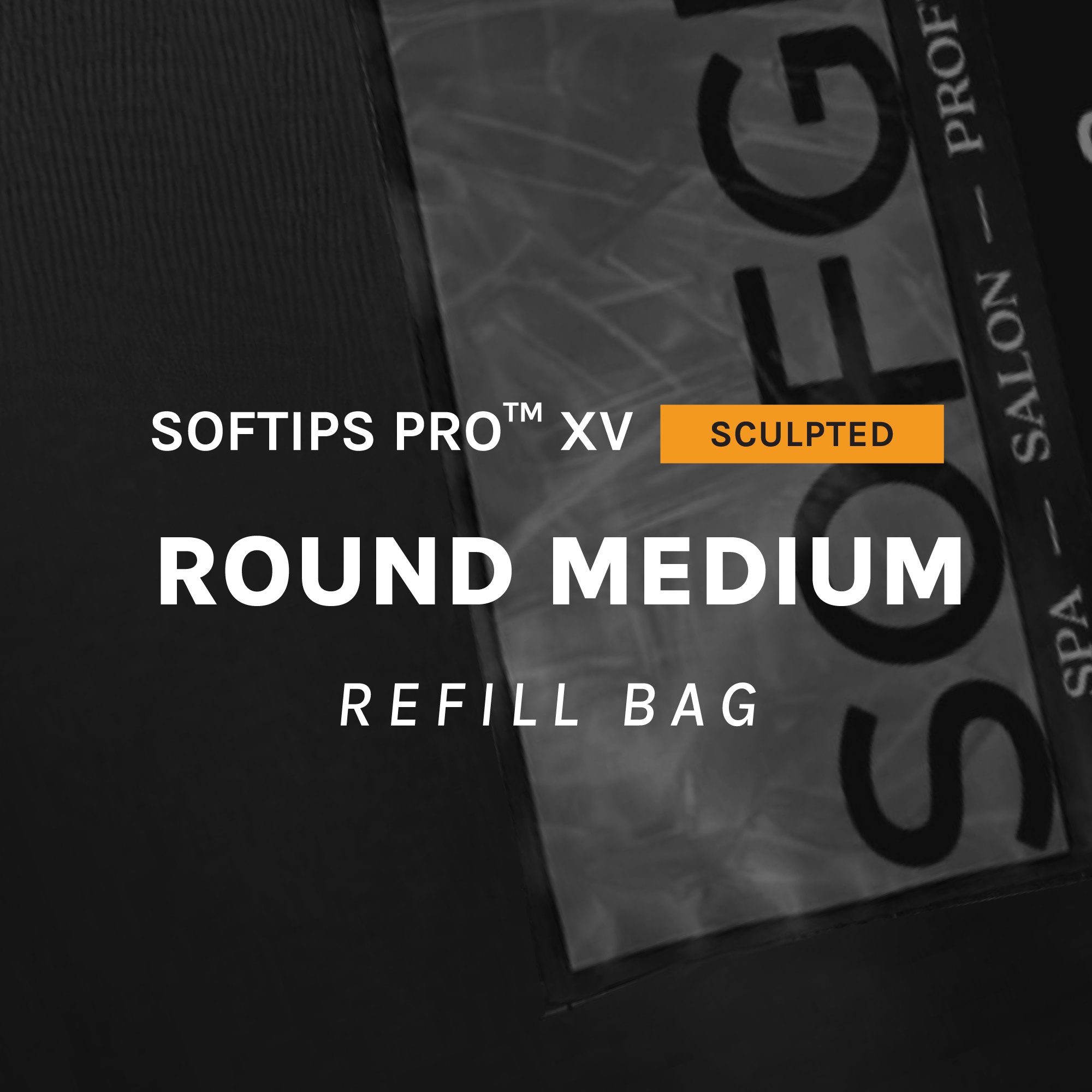 SOFTIPS PRO™ XV SCULPTED - ROUND MEDIUM