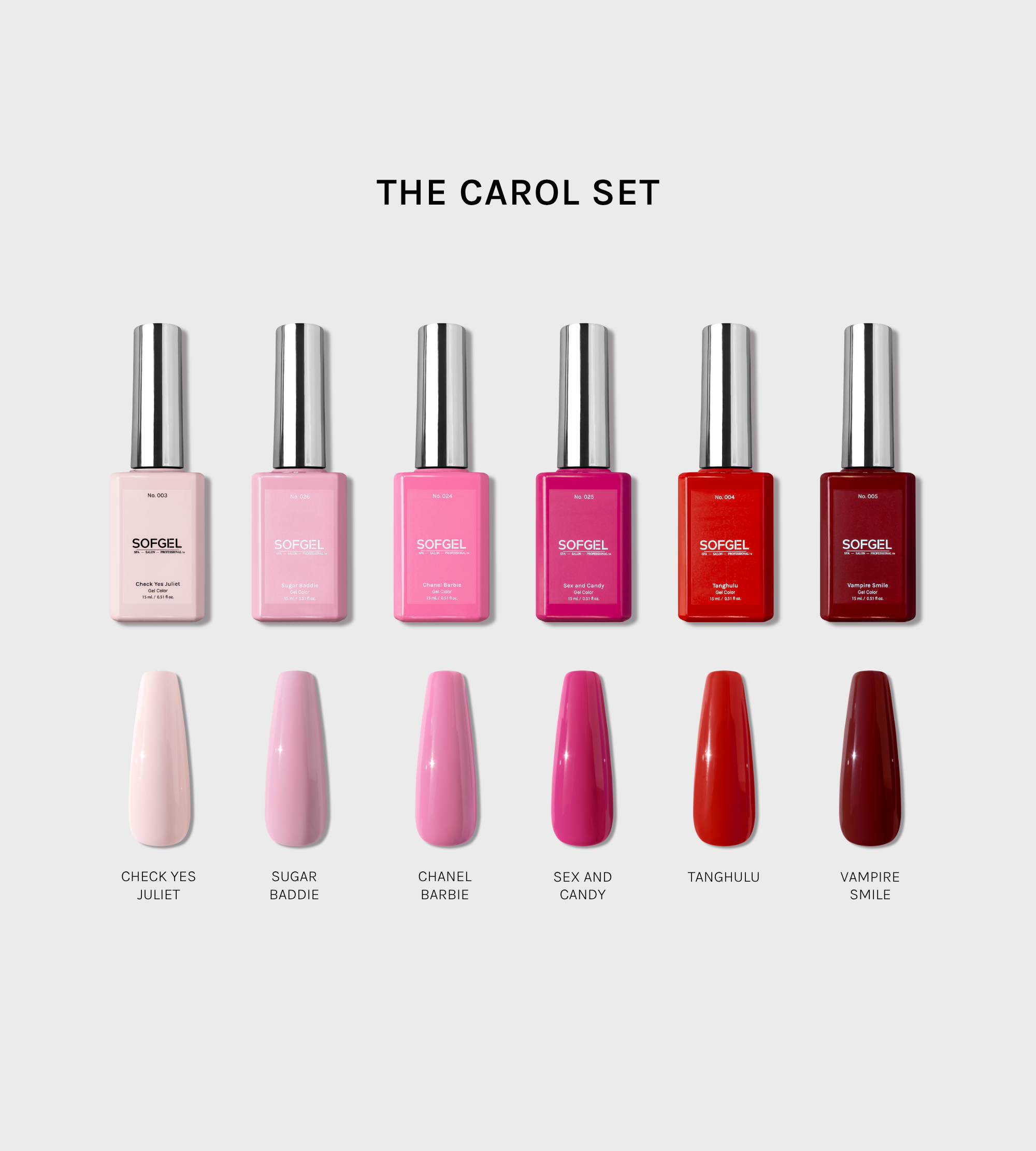 The Carol Set | Legacy Gel Color Set No. 02