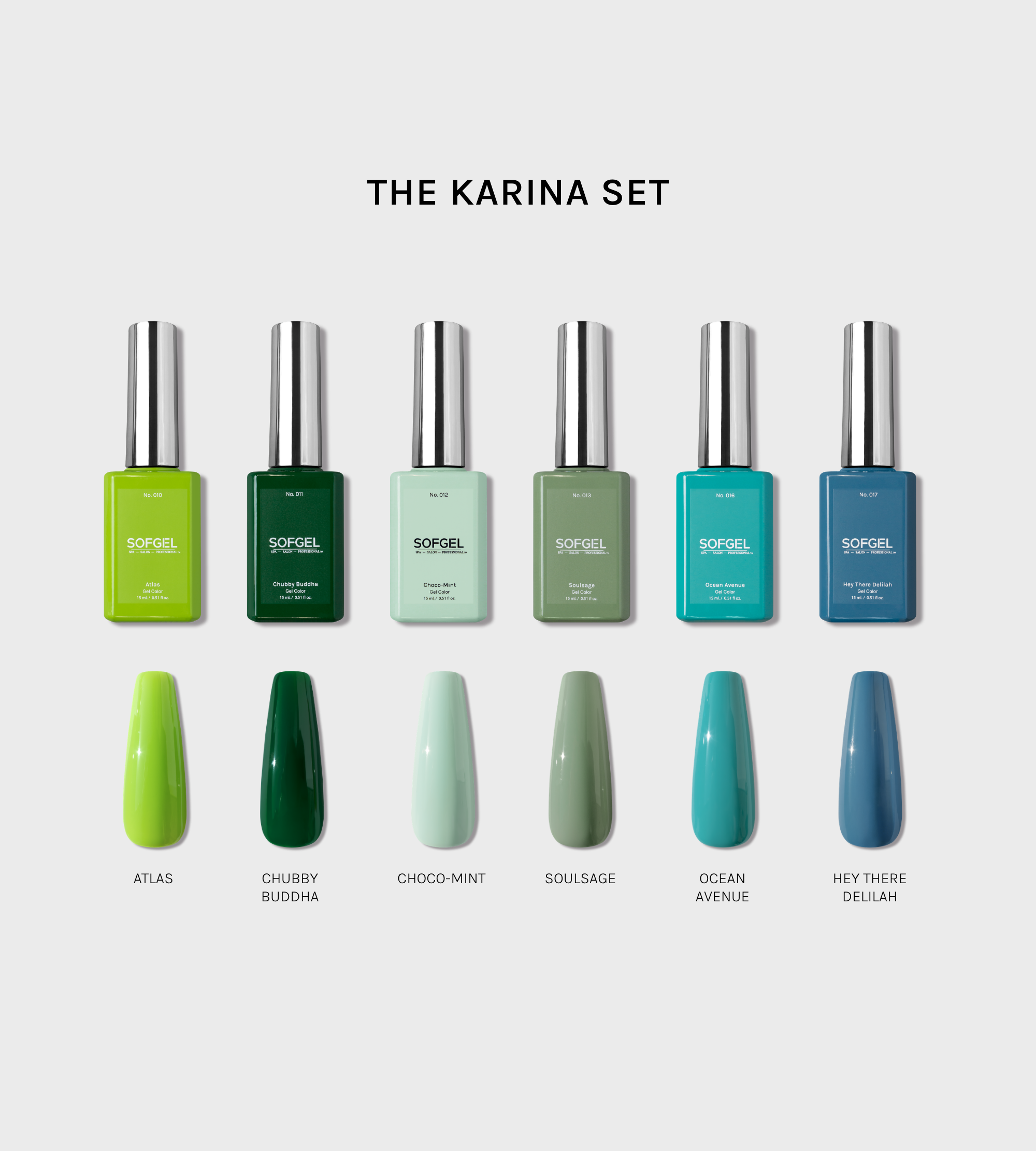 The Karina Set | Legacy Gel Color Set No. 03
