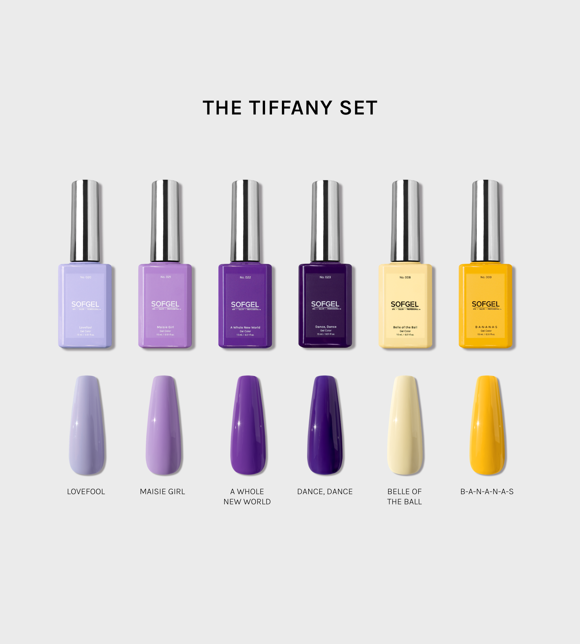 The Tiffany Set | Legacy Gel Color Set No. 05