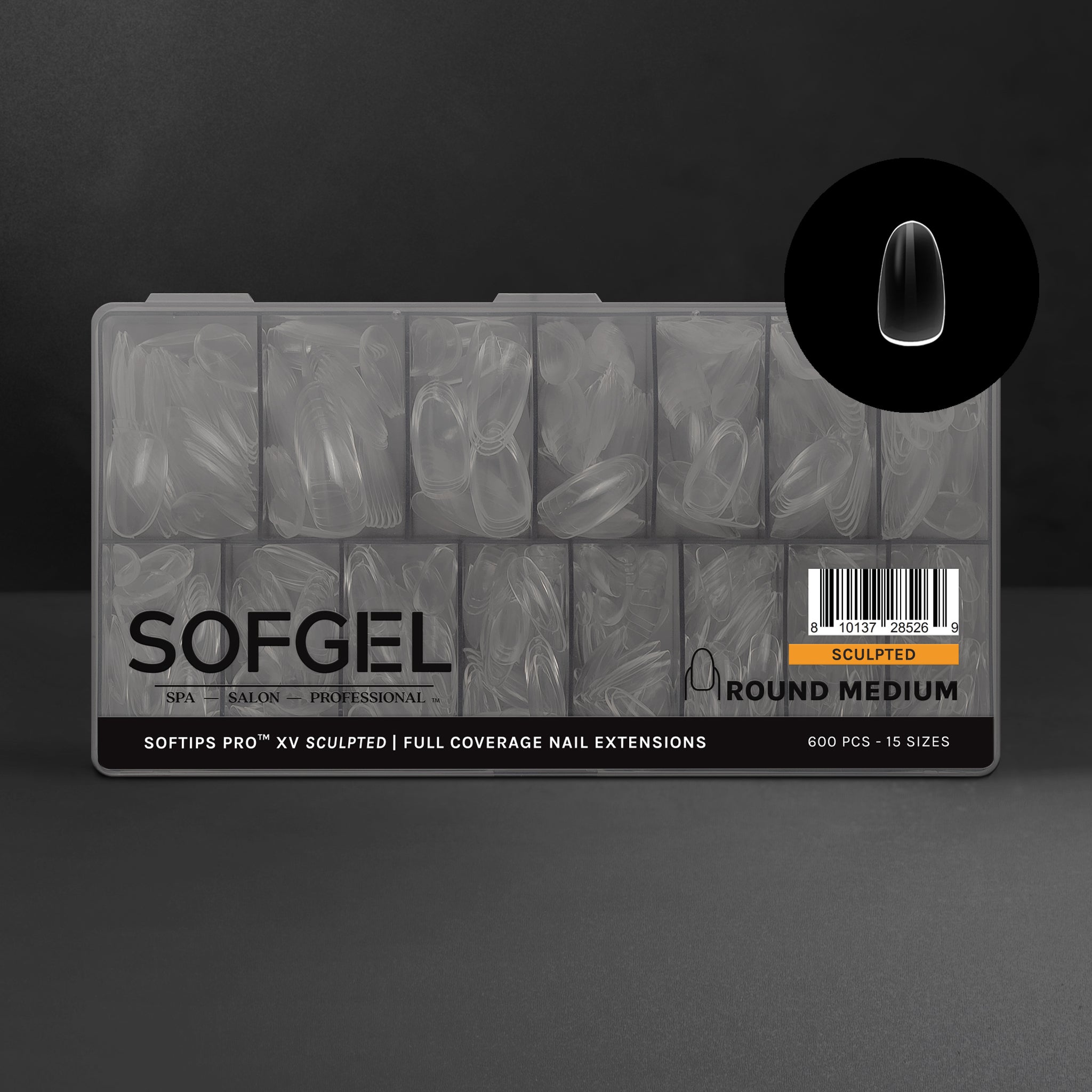 SOFTIPS PRO™ XV SCULPTED - ROUND MEDIUM – SOFGEL