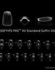 SOFTIPS PRO™ XV - Standard Coffin Extra Short