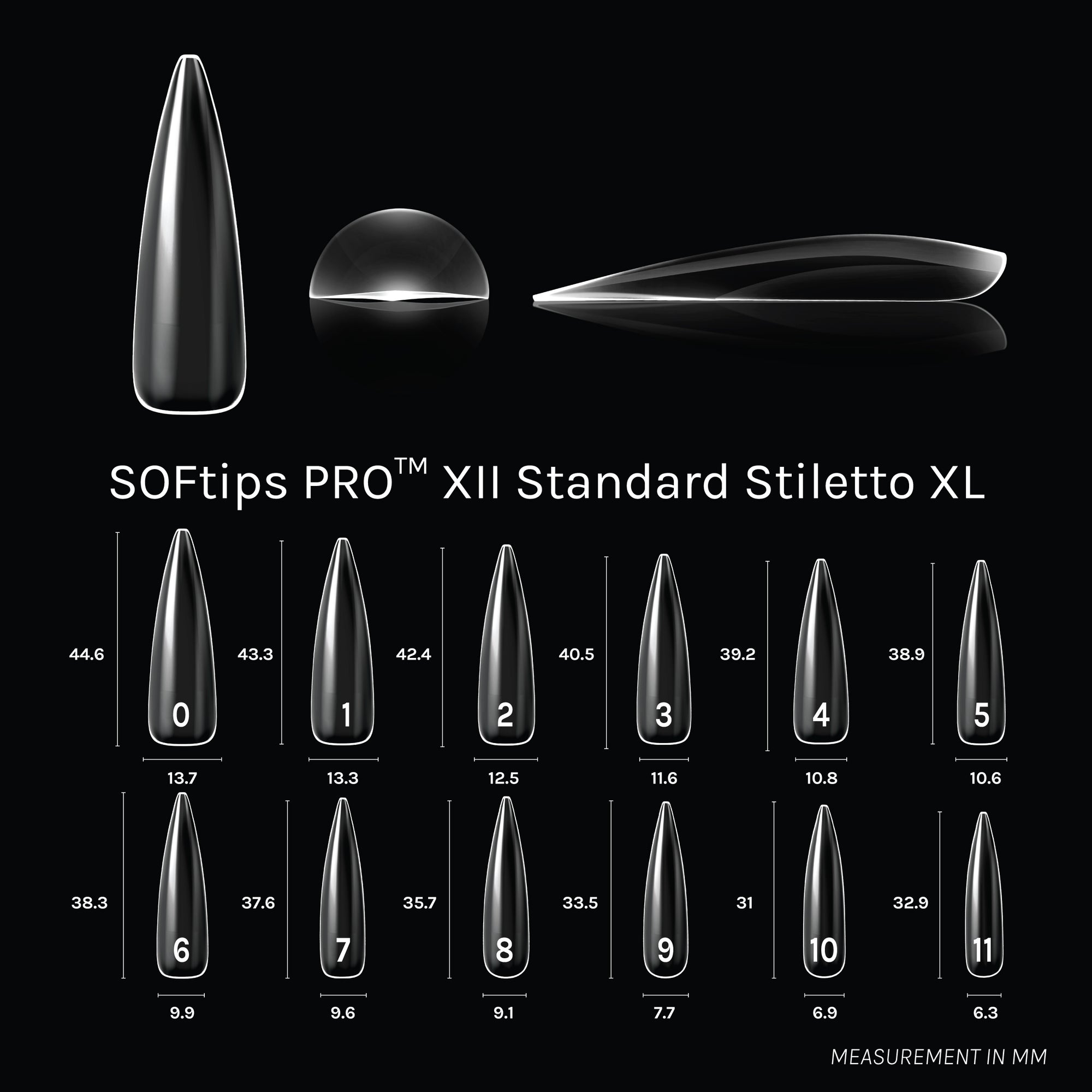 SOFTIPS PRO™ XII - Standard Stiletto XL