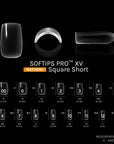 SOFTIPS PRO™ XV NATURAL - SQUARE SHORT
