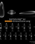 SOFTIPS PRO™ XV SCULPTED - ALMOND EXTRA LONG