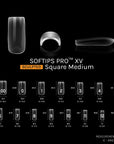 SOFTIPS PRO™ XV SCULPTED - SQUARE MEDIUM