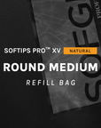 SOFTIPS PRO™ XV NATURAL - ROUND MEDIUM