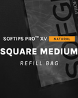 SOFTIPS PRO™ XV NATURAL - SQUARE MEDIUM